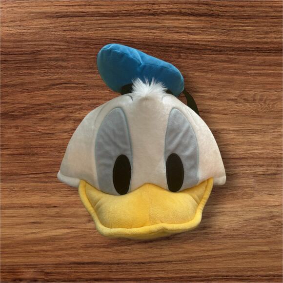 NWOT Disney Parks Tokyo Donald Duck Full Body Plush Fan Cap Hat - Picture 1 of 4